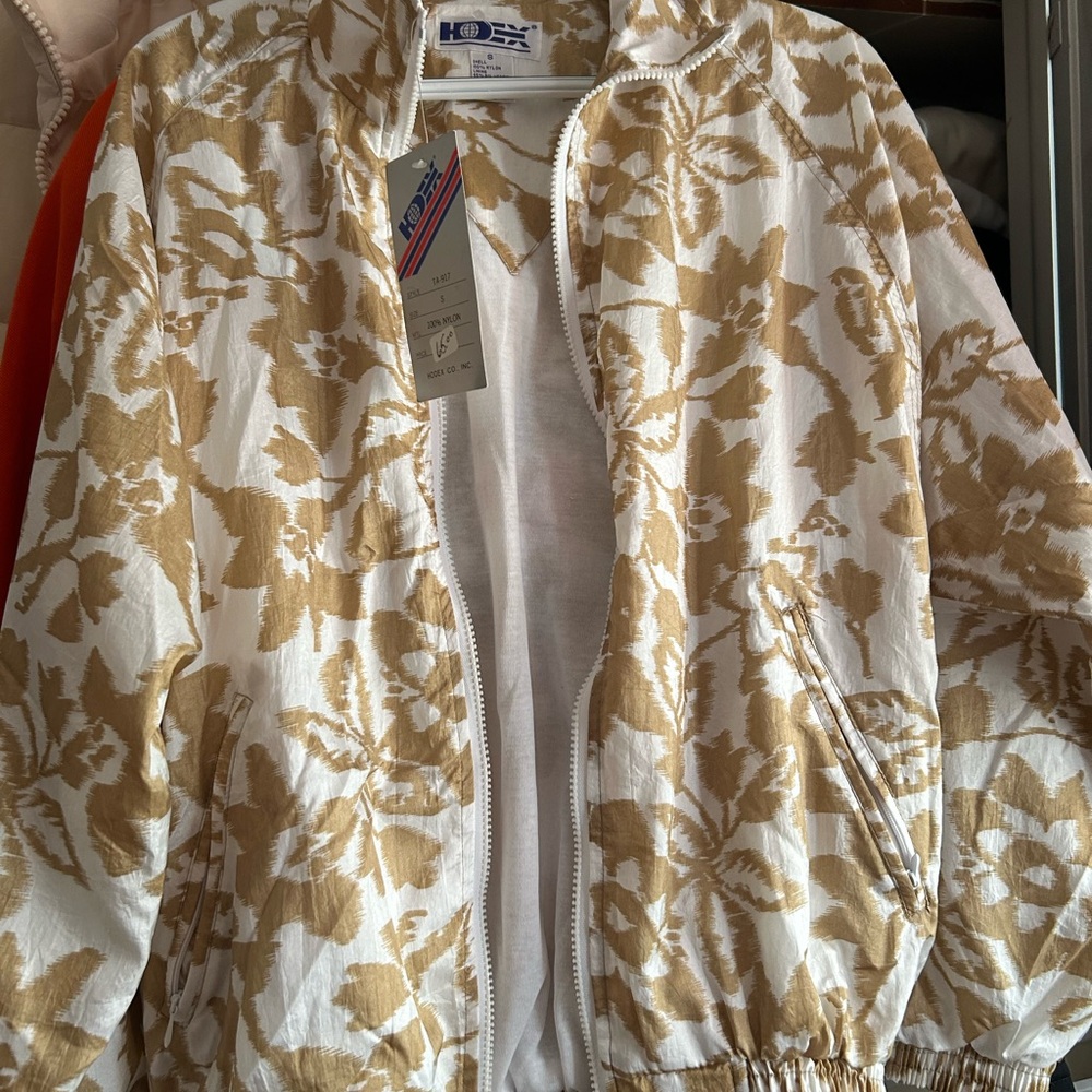 Floral Zip-Up Jacket